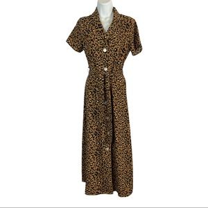 Crescent Leopard Maxi Size Small NWT